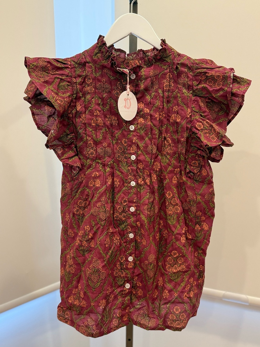 Victoria Dunn The Jasmine Blouse - Cranberry